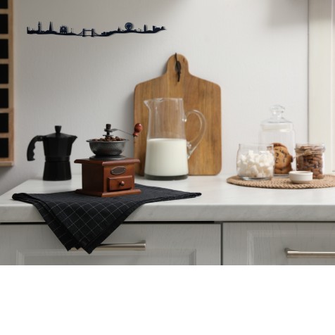 Skyline de Londres, silueta de decoración para pared