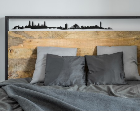 Skyline de Zaragoza, silueta de decoración para pared