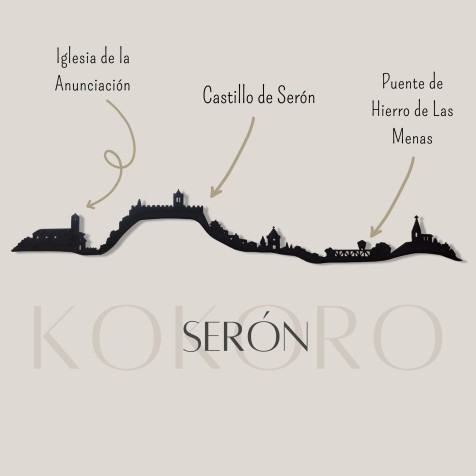 Skyline de Serón hecho de materiales reciclados y fabricado con impresión 3d