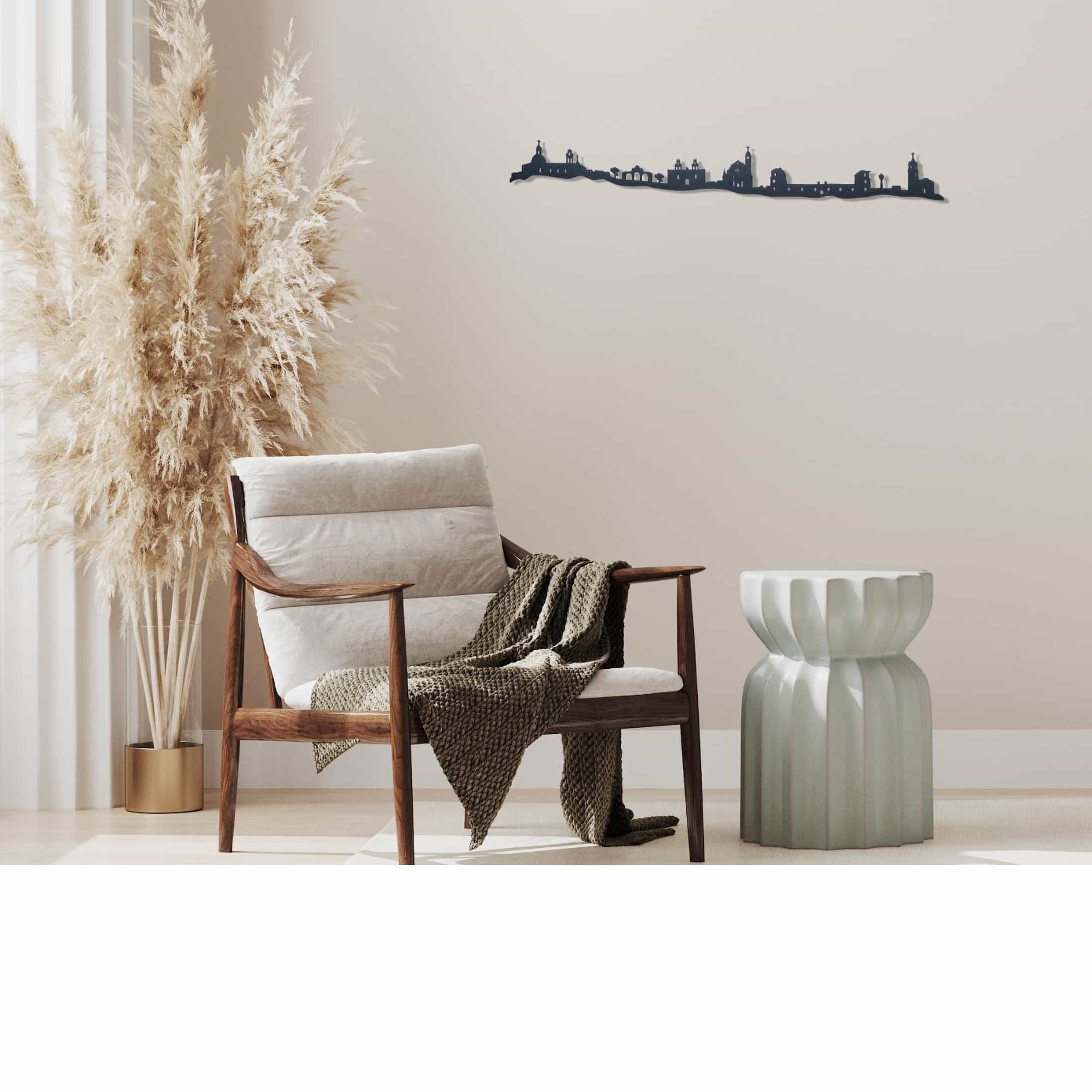 Skyline de Úbeda, silueta de decoración para pared fabricada con impresión 3d y plástico reciclado