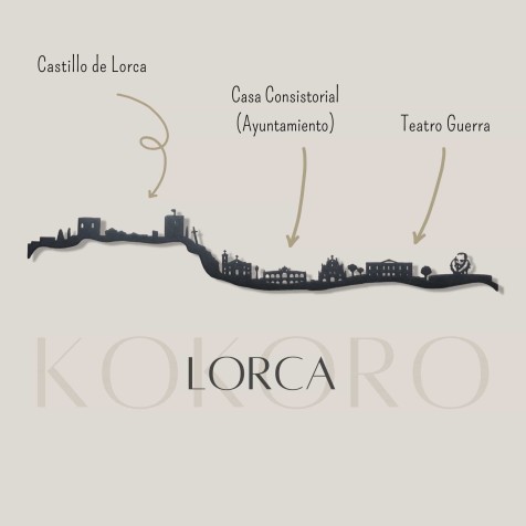 Skyline de Lorca para decoración