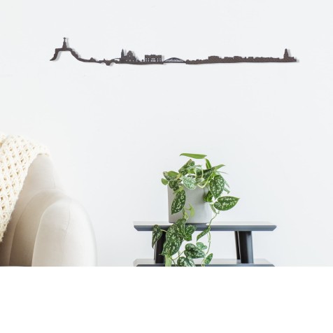 Skyline de Murcia, silueta de decoración para pared