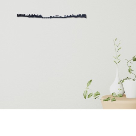 Skyline de Mérida, silueta de decoración para pared