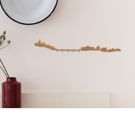 Skyline de Salamanca, silueta de decoración para pared
