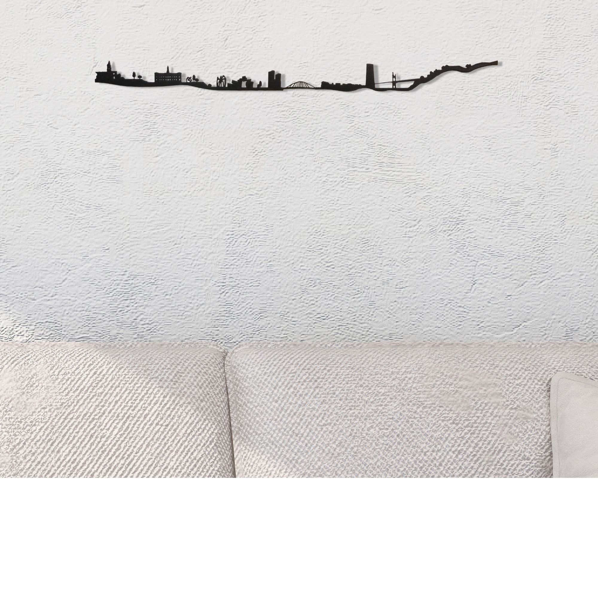 Skyline de Bilbao, silueta de decoración para pared