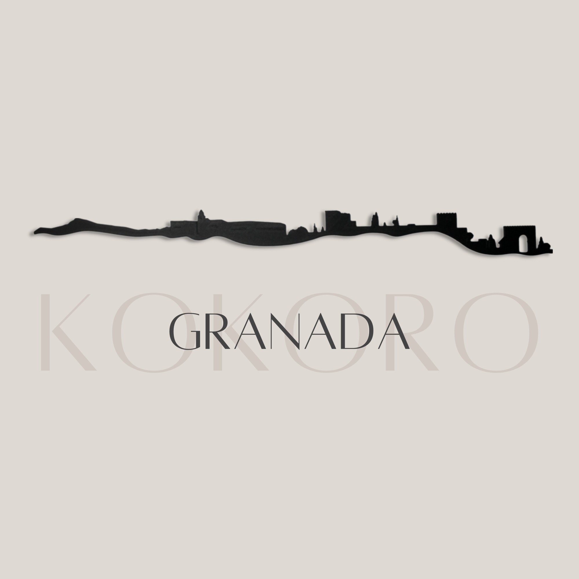 Skyline de Granada para decoración